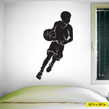 Boys Basketball Wall Sticker, 0289, Boys Basketball Player Wall Decal