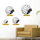 Girls Volleyball Wall Decal, 0297, Spike, Volleyball Theme Decal, Ladies Volleyball