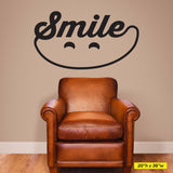 Smile Wall Decal, 0340, Dental Office Wall Decal