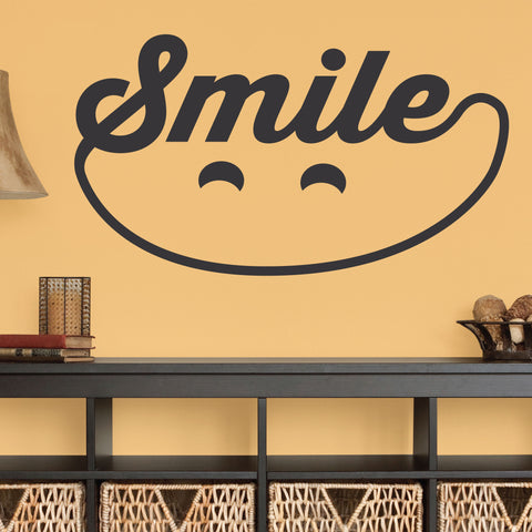 Smile Wall Decal, 0340, Dental Office Wall Decal