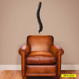Spine, Wall Decal, 0402, Chiropractic office wall graphics, Bones