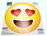 Heart Eyes Emoji Wall Graphic - 28"h x 28"w - Large Emoji Wall Decal - 0445