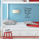 reading wall decal