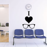 I love glasses - optometrist wall art