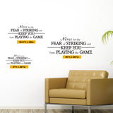 Fear Of Striking Out, Wall Decal, 0004, Baseball Decal, Softball