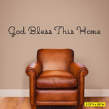 God Bless This Home Wall Lettering, 0035 - Wall Decals, God Bless, Wall Decal