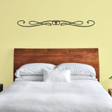 Swirl Design Wall Decal, 0157, Whimsical Design, Wall Cling, Wall Sticker