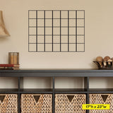 Grid Decal, 0238, Calendar Grid, Planner Grid, Sticker