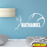 Custom Baseball Wall Decal, 0280, Pitching, Pitch, Throwing, Wall Graphic