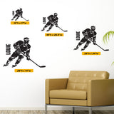 Custom Hockey Player Decal, 0288, Ice Hockey, Girls Hockey, Boys Hockey, Wall Decal
