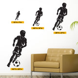 Boys Soccer Wall Sticker, 0293, Dribbling, Futbol, Wall Decal
