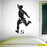 Soccer Player Wall Decal, 0294, Futbol Wall Sticker, Boys Soccer, Girls Soccer