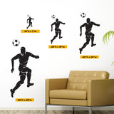 Boys Soccer Heading Ball Wall Decal, 0295, Head, Futbol