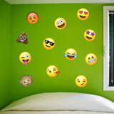 Emoji wall decals 6" x 6" wall graphics