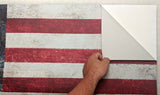 American Flag Vintage Wall Decal Sticker - 0451