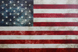 American Flag Vintage Wall Decal Sticker - 0451