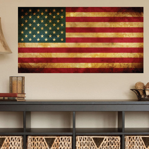 American Flag Wall Sticker - 0452