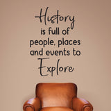 History is full of people, place and events to explore