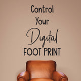teaching social media, digital foot print, teaching decal