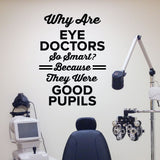 optometrist wall cling decal