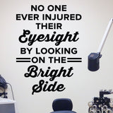 optometrist wall art - bright side eyesight