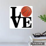 LOVE Basketball Wall Graphic