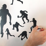 peel and stick football players to your wall.