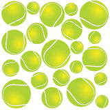 Multiple Tennis Ball Wall Stickers. Quantity of 22