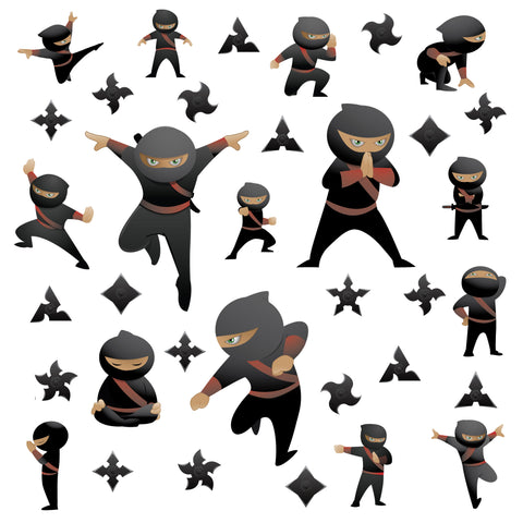 Ninja Wall Stickers