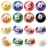 Pool ball wall stickers. 6" inch wall prints. Just peel and stick to any smooth surface.