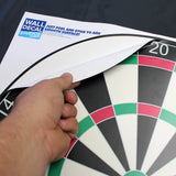 Just peel and stick your dartboard wall sticker to any smooth wall surface.