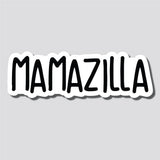 Mamazilla Sticker, Bumper Sticker, 2.7"h x 8.5"w - 0692
