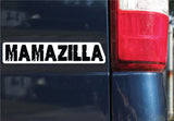 Mamazilla Sticker, Bumper Sticker, 1.73"h x 8.5"w - 0710