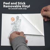 Peel and stick removable vinyl. Made for smooth walls only.