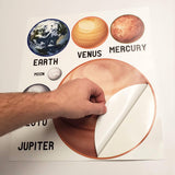 peel and stick planets